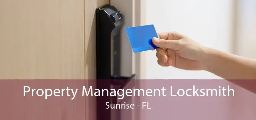 Property Management Locksmith Sunrise - FL